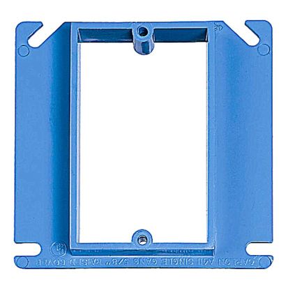 Thomas & Betts Carlon® A410 Non-Metallic Outlet Box Cover, 4 in L x 4 in W x 1/2 in D